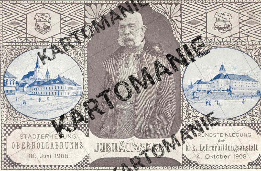 juboläumskarte grundsteinlegung  lba