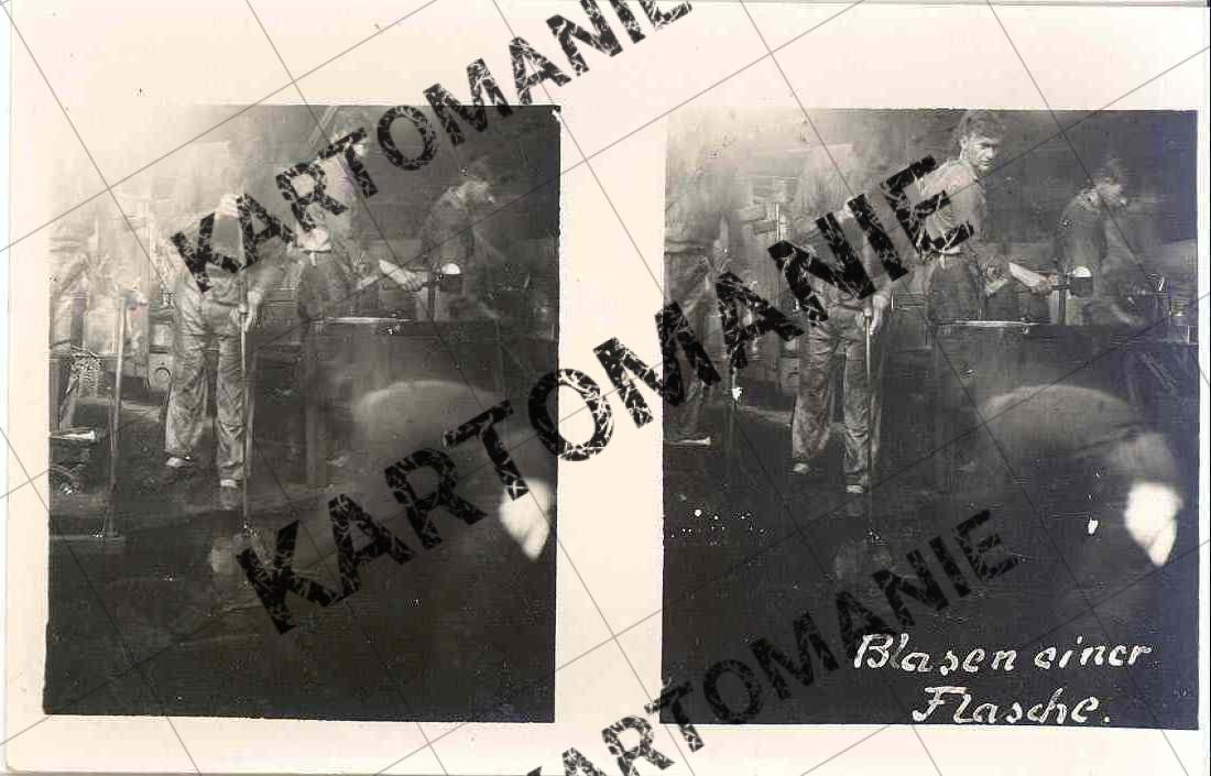 blasen einer flasche  Fa Stölzle l