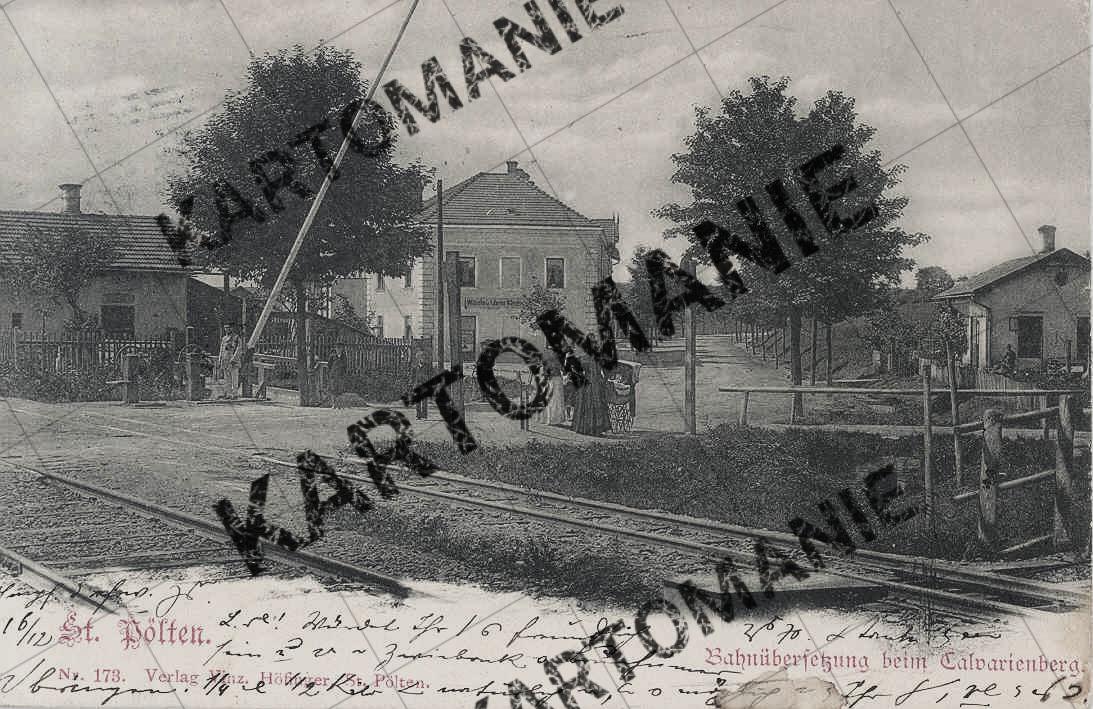 Bahnübergang beim Kalvarienberg