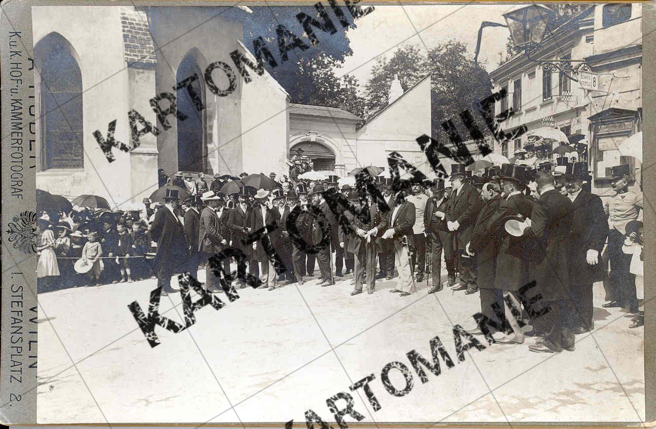 Eröffnung der oberleitung