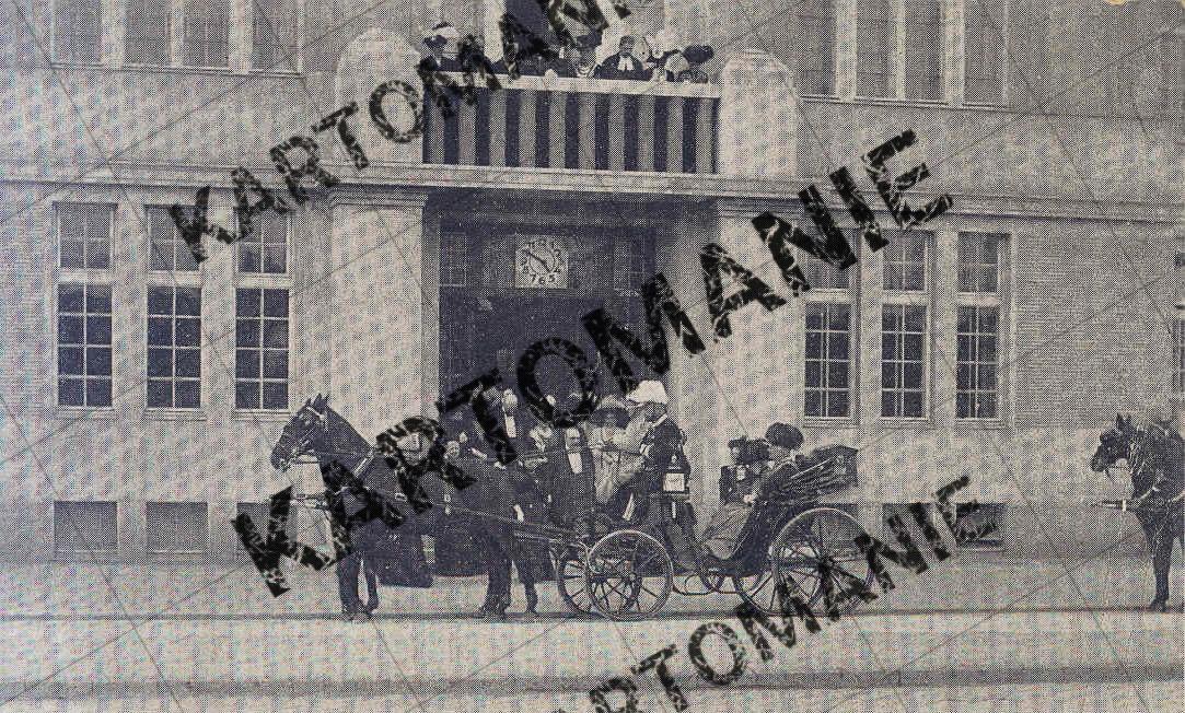 1910 besuch des kaisers in schule nr 68