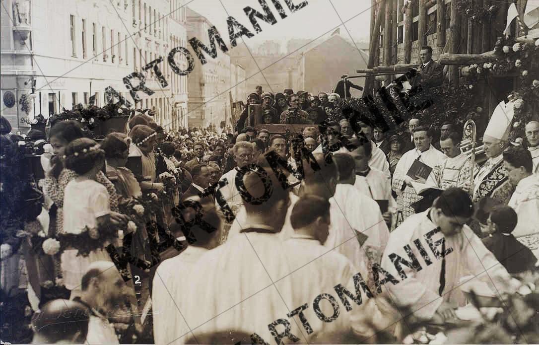 feier zur Grundsteinlegung  für kirche 1932