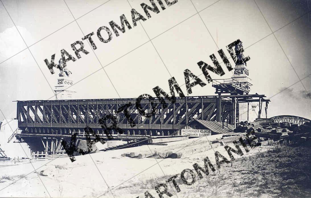 wehrbrücke vor fertigstellung