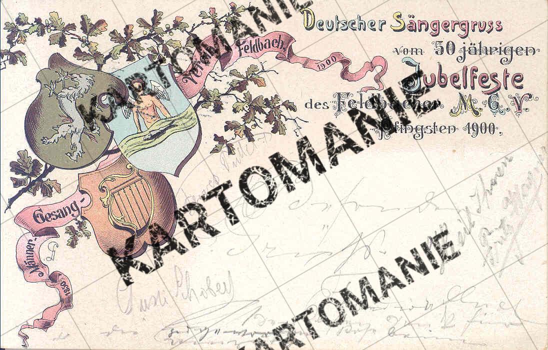 jubelfest  deutscher Sängerbund l900