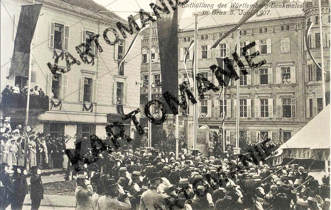 enthüllung würtenberg denkmal l907