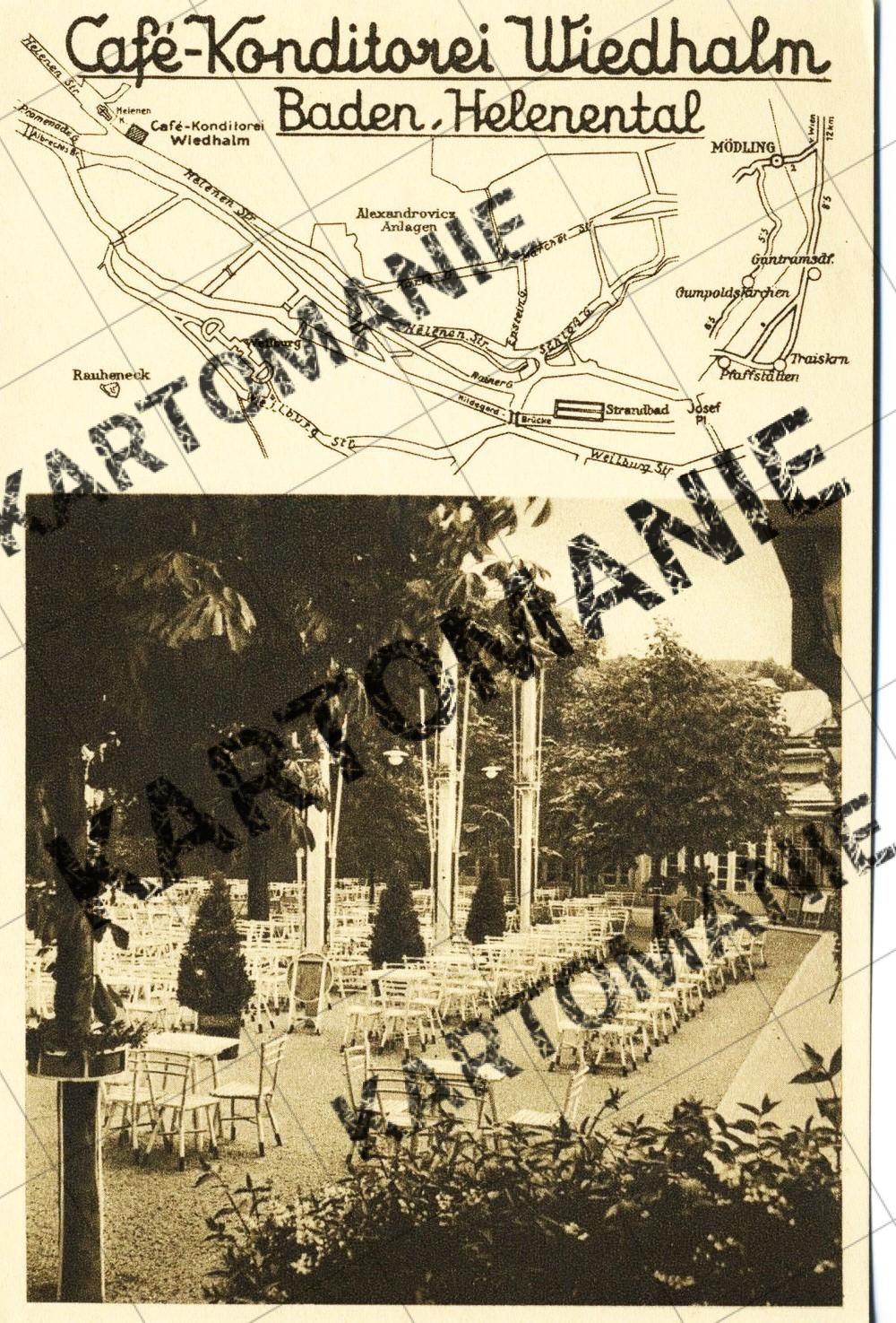 Baden, Cafe Wiedhalm